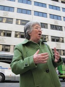 NPC general secretary Dot Gibson