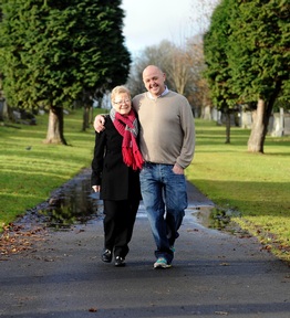 Tommy Whitelaw with his mum Joan