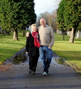 Tommy Whitelaw with his mum Joan