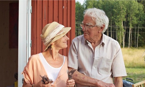 Nicci Gerrard with her father, Dr John Gerrard