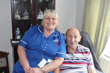 Elaine McQuillan with Keith Binks