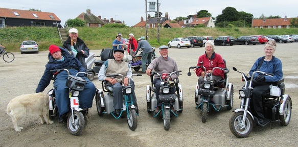 Members of the 'Disabled Ramblers'
