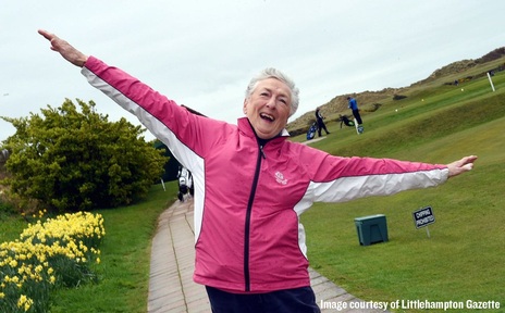 Jean Humphreys ready to take off