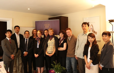 Japanese delegates with Penrose Care staff