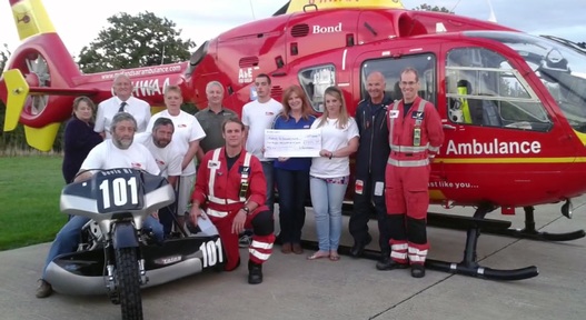 Hannah Palmer with Midlands Air Ambulance