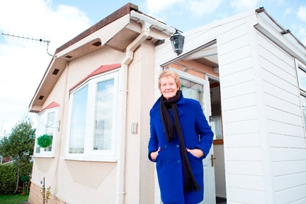 Shirley for Age UK's ‘Don’t Leave Park Homes Out In The Cold’ campaign