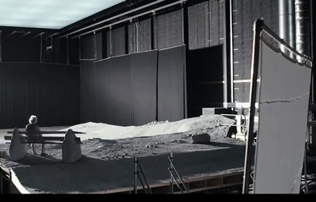 Part two of John Lewis Christmas ad shows Man on the Moon left alone on set as tv crew goes home