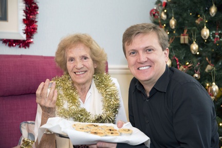 TV personality and singer Aled Jones launches Abbeyfield's Coping at Christmas campaign