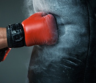 Punchbags in bedrooms can help