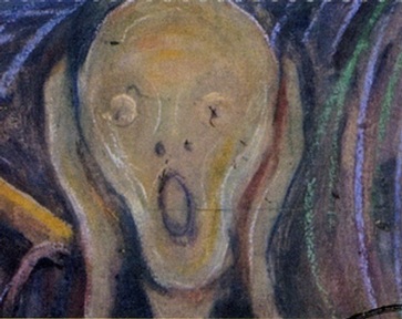 One depressed man who considered taking his own life said he felt like he was inside Edvard Munch's Scream painting