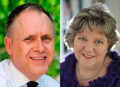 Professor Graham Stokes and Professor June Andrews