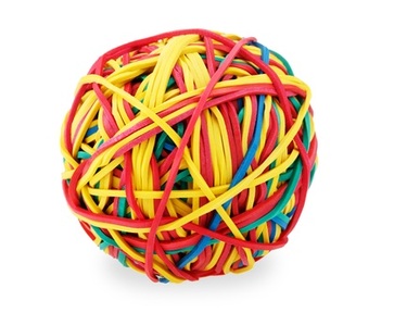 Emotionally overwhelmed by 'big ball of tangled, tightly wound possessions'