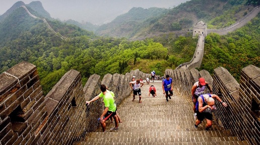 The Great Wall Marathon brings some participants to their knees