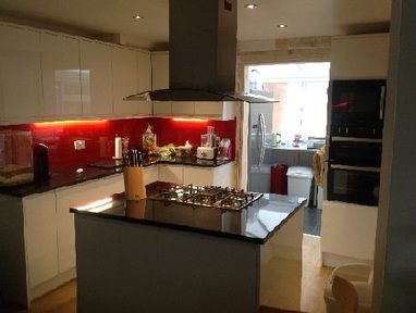 Not a bungalow but John Pryke's happy with his new kitchen