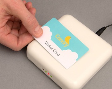 Canary visitor card
