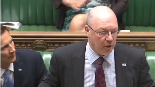 Alistair Burt MP announcing his decision to quit in the House of Commons