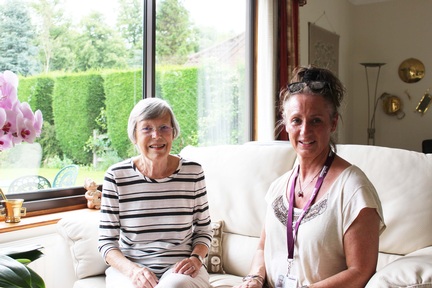 Home Instead client and caregiver