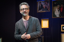 Credit: David Baddiel on stage in the one-man show