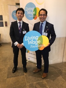Mr Kosuke Wada with Robert Stephenson-Padron