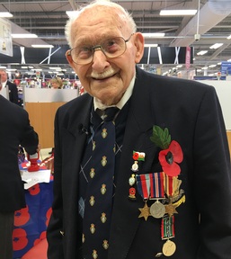 Ron Jones at Gwent Poppy Appeal 2016 launch in Newport
