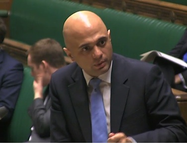 Sajid Javid, minister for Department for Communities and Local Government