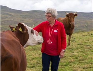 Red Cross volunteer, Tricia Lodge