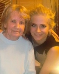 Pixie Lott and her nan Peggy