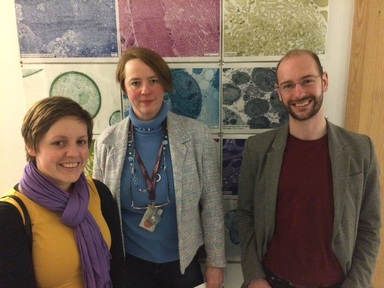 Kirsty Blackman, Professor Bettina Platt and Robert Hamilton