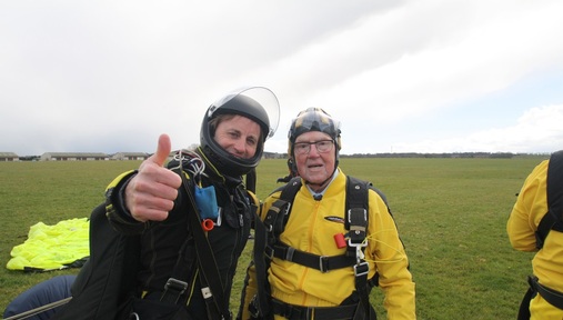 10,000ft skydive achieved - Credit: Skydive.Buzz