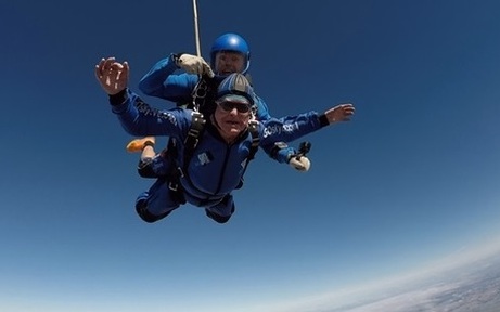 Bryson William Verdun Hayes setting the British record in 2016 - Credit: Skydive.Buzz