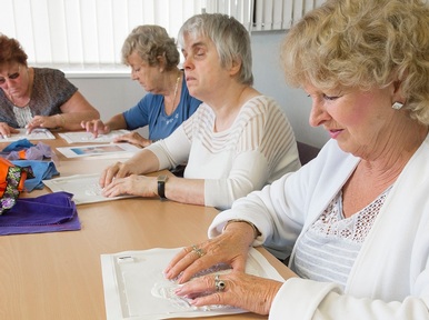 Maureen and the rest of the Thatcham group (from right hand side)