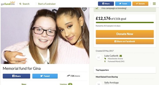 Fundraising page set up to raise money for Miss Callander’s family.   Credit: gofundme