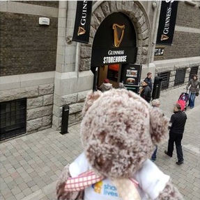 Bear's day out: A ‘Shared Lives’ bear travelled with Roma. Credit: Teresa Walker