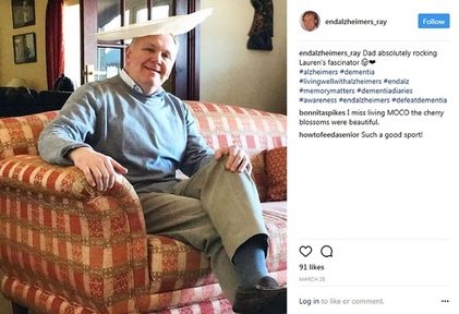 Ray Kirton 'absolutely rocking' a fascinator Credit: Instagram