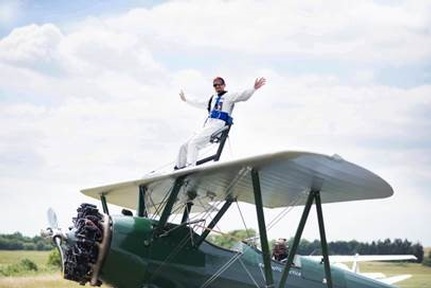 'The wing-walk was an overwhelming experience'
