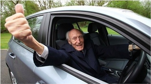 More than 200 drivers are over the age of 100 in the UK. Credit: ITV