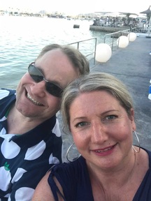 Lucinda Crowther with her husband Kendal