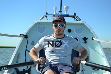 Amateur rower Oli Glanville