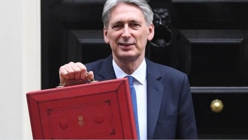 Chancellor Philip Hammond on Budget day