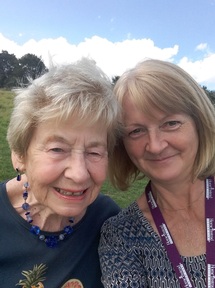 Shirley Andrew and 84-year-old Carol