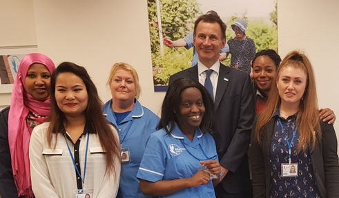 Health and social care minister Jeremy Hunt. Credit: Bluebird Care Westminster
