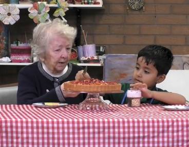 Dot and Arji. Credit: BBC