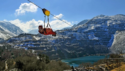 Zip World, Snowdonia. Credit: Zip World