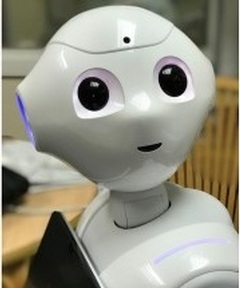 Pepper the robot which is being used in social care by Southend-on-Sea Borough Council