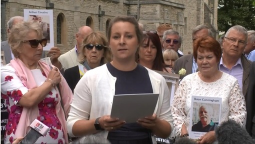Gosport victims' families continue quest for justice Credit: BBC