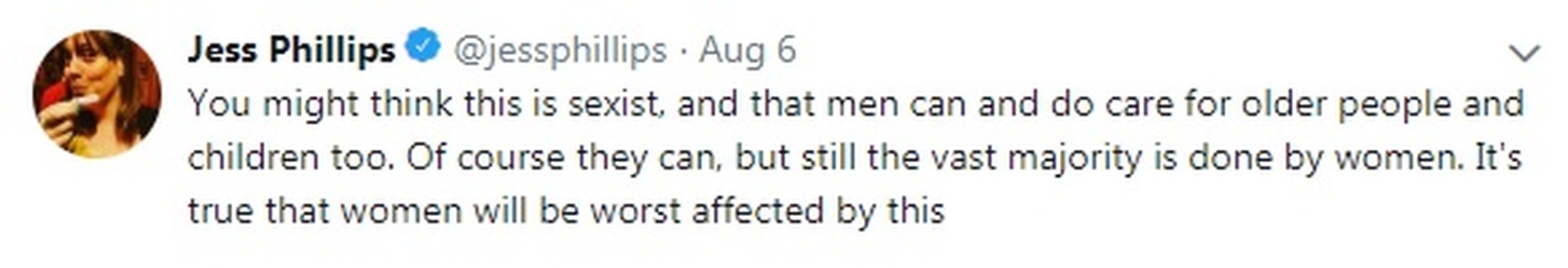 @JessPhillips. Credit: Twitter