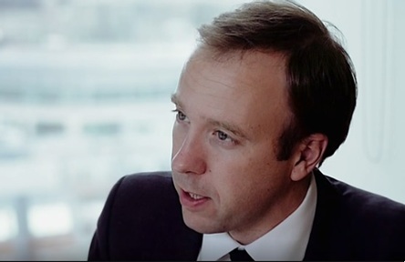 Health and social care secretary Matt Hancock  Credit: BBC