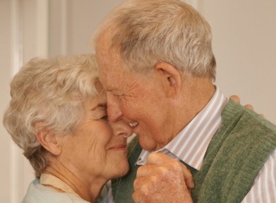 Couples can still be intimate Credit: Dementia UK