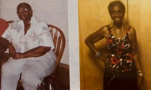 Before and after photos of Jessica Slaughter. Credit: KSDK