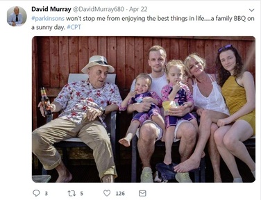 David Murray with his family enjoying the Easter Bank Holiday weekend. Credit: David Murray